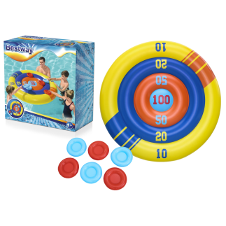 Dmuchana gra basenowa zręcznościowa tarcza, frisbee 140 cm bestway 52566