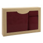 Ręcznik D Bawełna 100% Solano Bordo Komplet 30X50 + 50X90 + 70X140 EAN: [wprowadź EAN]