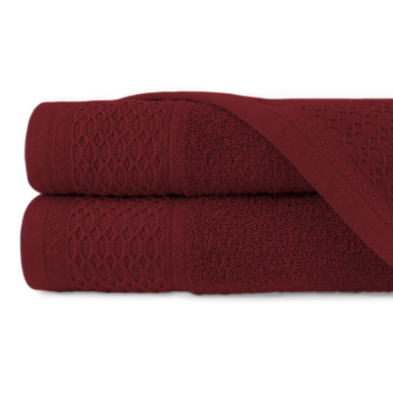 Ręcznik D Bawełna 100% Solano Bordo Komplet 30X50 + 50X90 + 70X140 EAN: [wprowadź EAN]