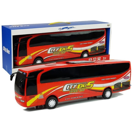 Autobus miejski model czerwony 54cm