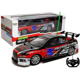 Sportowe autko zdalnie sterowane r/c 27mhz czerwone