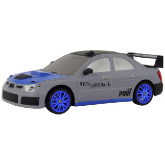 Autko sportowe zdalnie sterowane r/c 1:24 szare wymienne koła