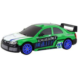 Sportowe autko zdalnie sterowane r/c zielone z wymiennymi kołami - EAN: 5905991000082