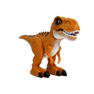 Dinozaur zdalnie sterowany r/c brąz dźwięk światło tyranozaur