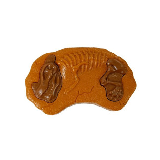 Dinozaur zdalnie sterowany r/c brąz dźwięk światło tyranozaur