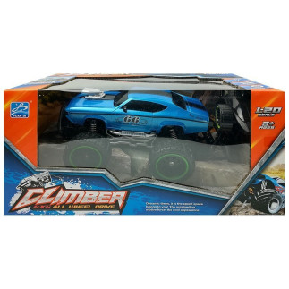 Auto zdalnie sterowane r/c 6.5 km/h wysokie koła niebieskie