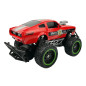 Auto zdalnie sterowane R/C z wysokimi kołami czerwone 6.5 km/h - EAN: 5904665996584