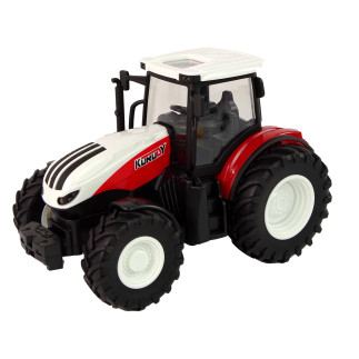 Traktor rolniczy zdalnie sterowany R/C pilot farma biało-czerwony 1:24 EAN: 5905323215436