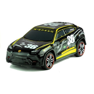 Auto zdalnie sterowane sportowe pilot r/c czarne
