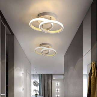 Zd110a lampa żyrandol plafon led biała