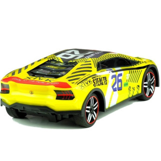 Auto zdalnie sterowane sportowe pilot r/c żółte