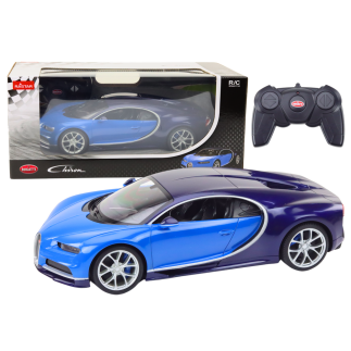 Samochód zdalnie sterowany rc 1:14 bugatti veyron chiron niebieski