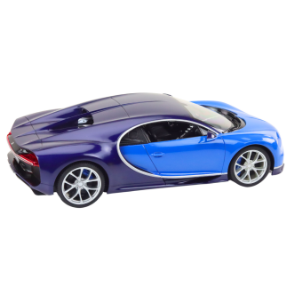 Samochód zdalnie sterowany rc 1:14 bugatti veyron chiron niebieski