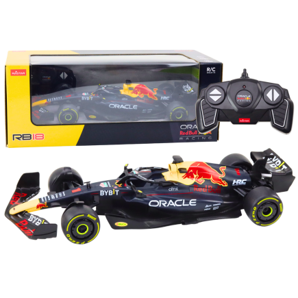 Wyścigówka 1:18 zdalnie sterowana rc oracle red bull racing rb18 czarna