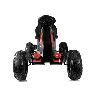 Gokart na pedały b012 pompowane koła czarny