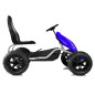 Gokart na pedały B012 z pompowanymi kołami, niebieski - EAN: 5908275996019