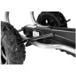Gokart na pedały B012 z pompowanymi kołami, niebieski - EAN: 5908275996019
