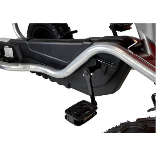 Gokart na pedały b012 pompowane koła niebieski
