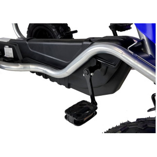 Gokart na pedały b012 pompowane koła niebieski