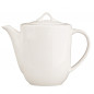 Dzbanek do kawy i herbaty porcelanowy Regular kremowy 1,2 l