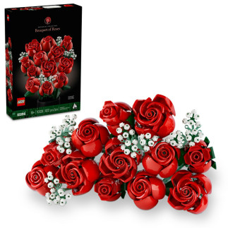 Klocki lego icons bukiet róż 822 elementy 10328