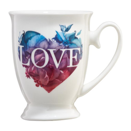AM-LOVE LETTERS 300ML KUBEK NBC,SERCE DUŻE WIEL