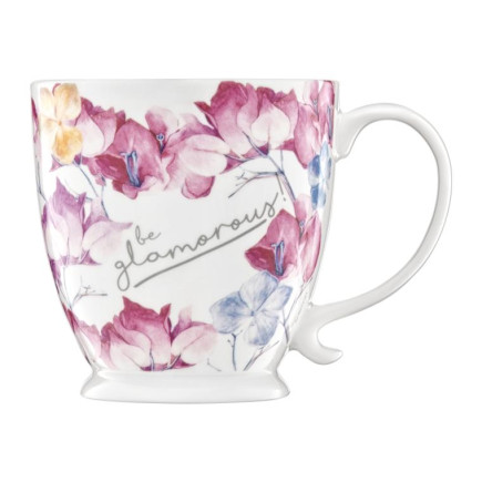 AM-GARDEN KUBEK 480ML NBC KWIATKI ROZOWE