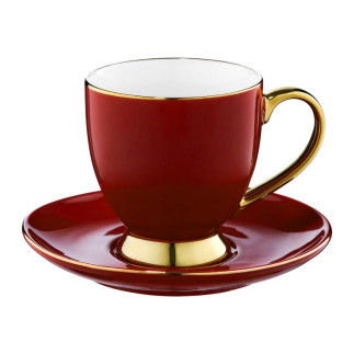 AM-ROYAL FILIZANKA 220ML ZE SPOD CZERWONA