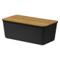 AM-CRISPO CHLEBAK 34X18X13,5CM CZARNY