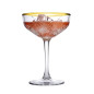 Komplet 4 kieliszków do szampana Coupe Timeless gold 255 ml PASABAHCE