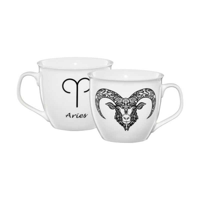 Kubek porcelanowy Zodiac 550 ml Baran AMBITION