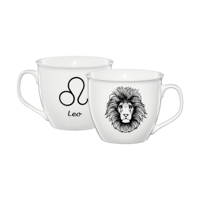 Kubek porcelanowy Zodiac 550 ml Lew AMBITION