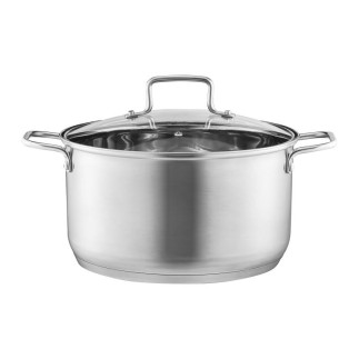 AM-HUGO GARNEK 24CM 4,5L SZKL POKR IND