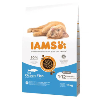 Iams kitten ocean fish - sucha karma dla kota - 10 kg