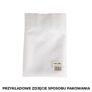 Firana gotowa na przelotkach, 500x250 cm, kolor 001 biały