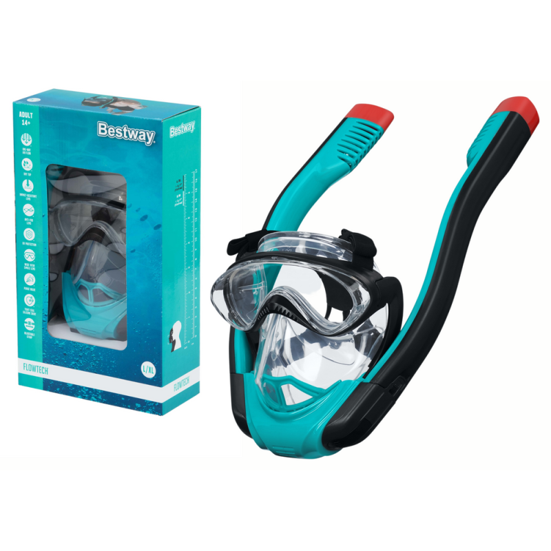 Pełnotwarzowa maska do snorkelingu Bestway 24058 L/XL, EAN: 6941607331255
