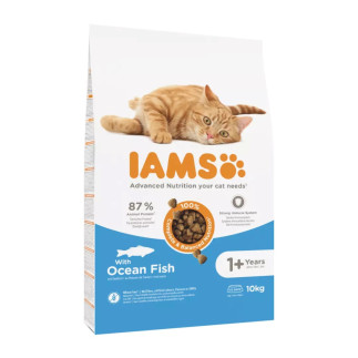 Iams vitality adult cat ocean fish - sucha karma dla kota - 10 kg