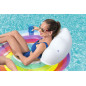 Dmuchane koło do pływania podwójne tęczowe Bestway 43648 EAN: 6941607331811 - wymiary 186 x 116 cm