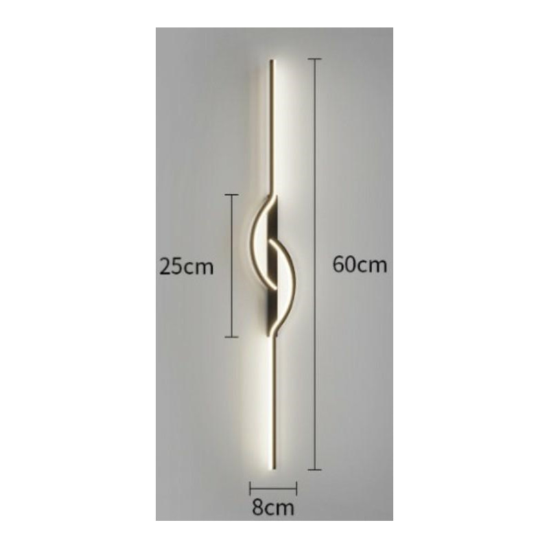 Lampa ścienna kinkiet LED 60cm ciepły biały Zd143b EAN: 5907621853488 Lampa ścienna kinkiet LED 60cm ciepły biały Zd143b EAN: 5907621853488