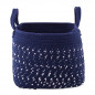 Kosz Pleciony Granatowy 25x25x20cm n/n bz EAN: 5904252307182
