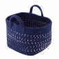 Kosz Pleciony Granatowy 25x25x20cm n/n bz EAN: 5904252307182