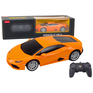 Auto r/c lamborghini huracan 1:24 rastar pomarańczowy