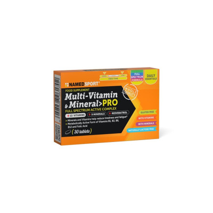 Zestaw multiwitamin i minerałów namedsport pro 30 tabletek