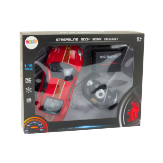 Auto sportowe zdalnie sterowane na pilota 1:16 r/c czerwone