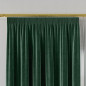 Velvet tkanina dekoracyjna, wysokość 300cm, kolor 107 ciemny zielony