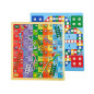 Tablica 3w1 Magnetyczno-Kredowa Niebieska Stolika do Gier - EAN: 5904204754231