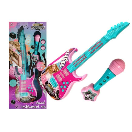 Gitara z Mikrofonem Zestaw Karaoke