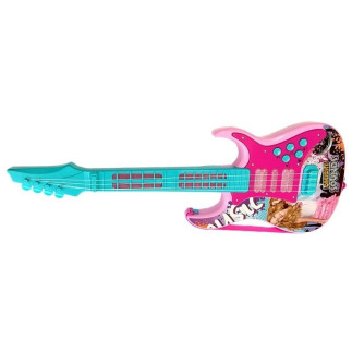 Gitara z mikrofonem zestaw do karaoke światła dźwięki EAN: 5905884456224