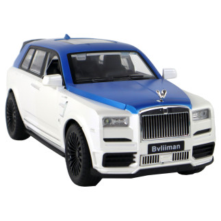 Auto r/c 1:20 biało-niebieskie zdalnie sterowane