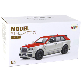 Auto r/c 1:20 biało-niebieskie zdalnie sterowane